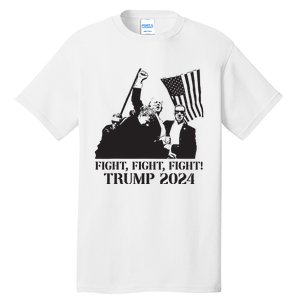 Fight Fight Fight Trump 2024 Pennsylvania Rally Patriot Tall T-Shirt