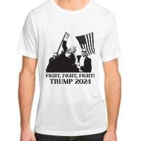 Fight Fight Fight Trump 2024 Pennsylvania Rally Patriot Adult ChromaSoft Performance T-Shirt