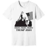 Fight Fight Fight Trump 2024 Pennsylvania Rally Patriot Premium T-Shirt