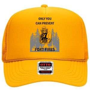 Fort Fires High Crown Mesh Back Trucker Hat