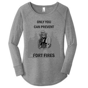 Fort Fires Women's Perfect Tri Tunic Long Sleeve Shirt