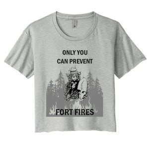 Fort Fires Women's Crop Top Tee