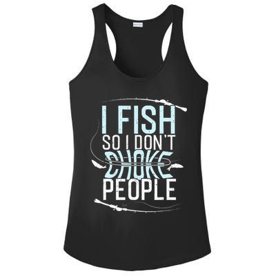 Fishing Funny Fishing Fishing Lover Ladies PosiCharge Competitor Racerback Tank