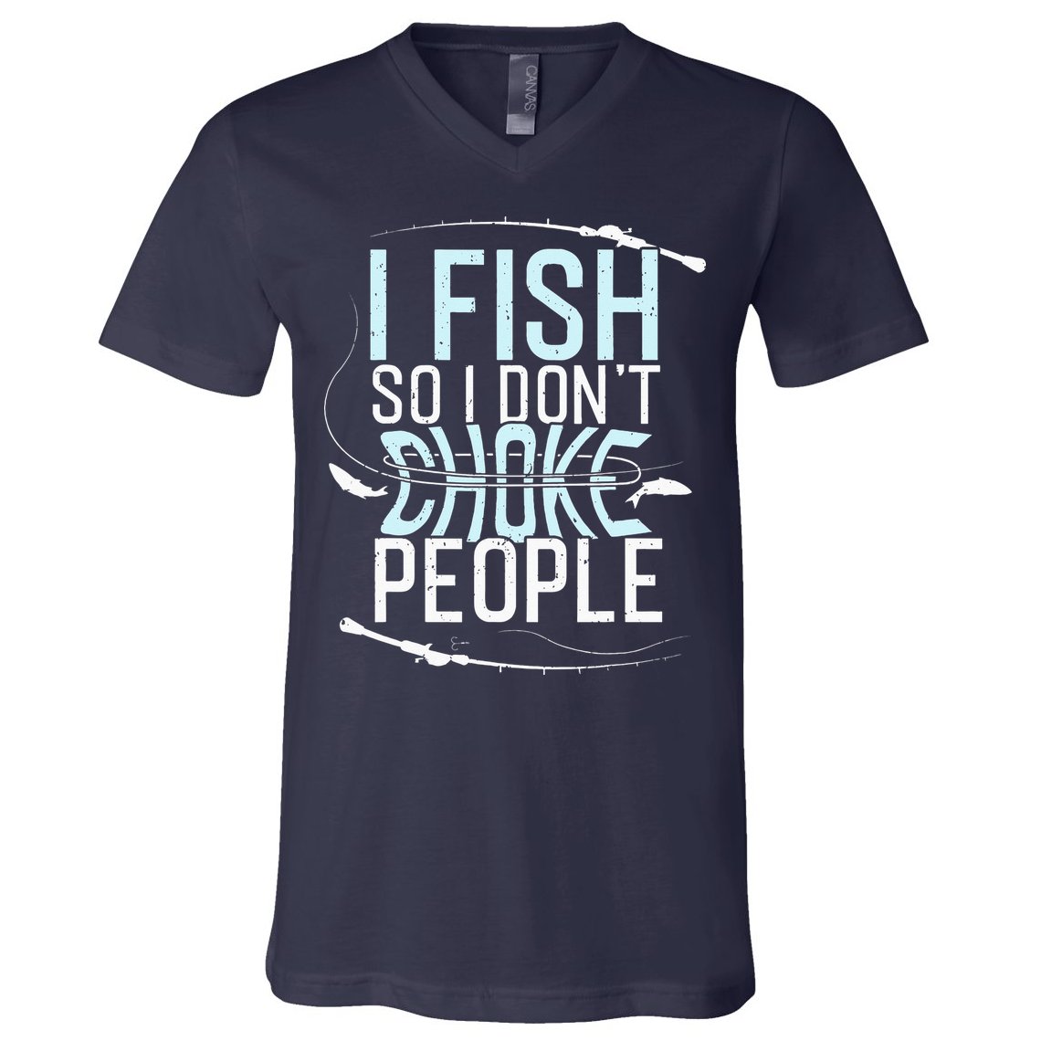 Fishing Funny Fishing Fishing Lover V-Neck T-Shirt