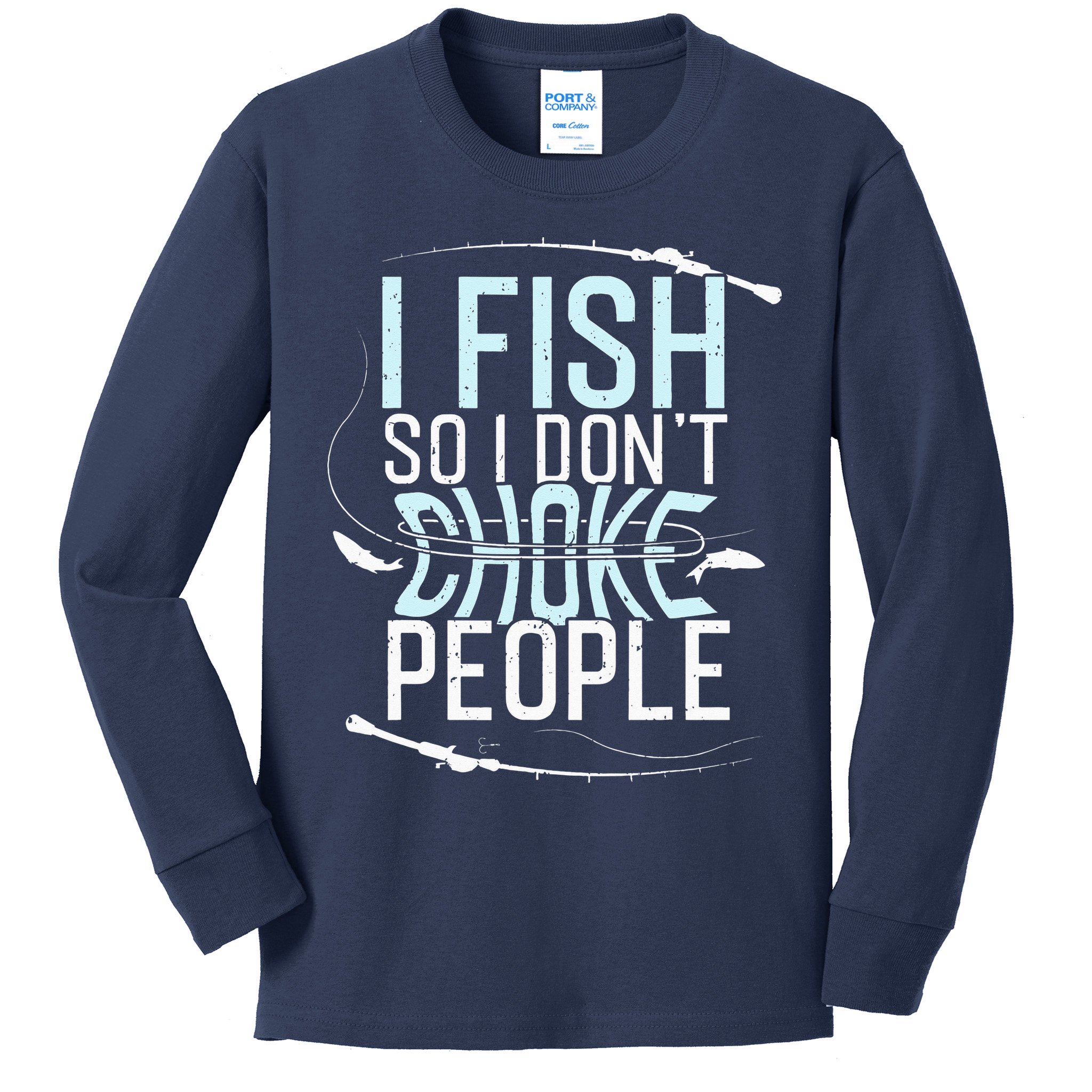 Fishing Funny Fishing Fishing Lover Kids Long Sleeve Shirt