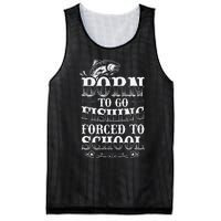 Fishing Funny Fishing Graphic Fishermen Mesh Reversible Basketball Jersey Tank