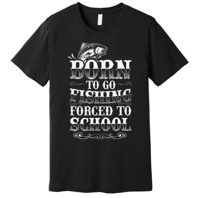 Fishing Funny Fishing Graphic Fishermen Premium T-Shirt