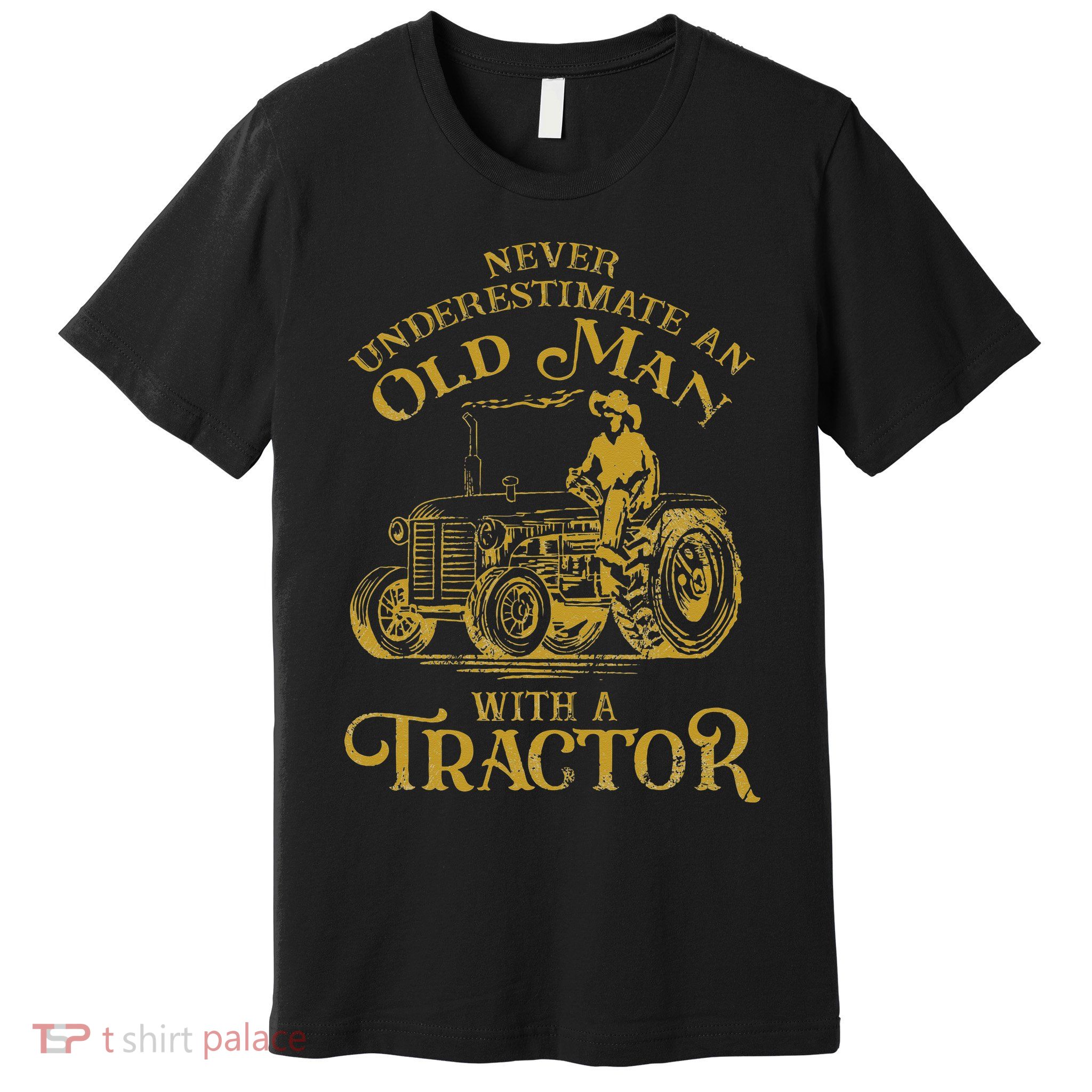 Funny Farmer Farm Tractor Farming Truck Lovers Humor Outfit Premium T-Shirt