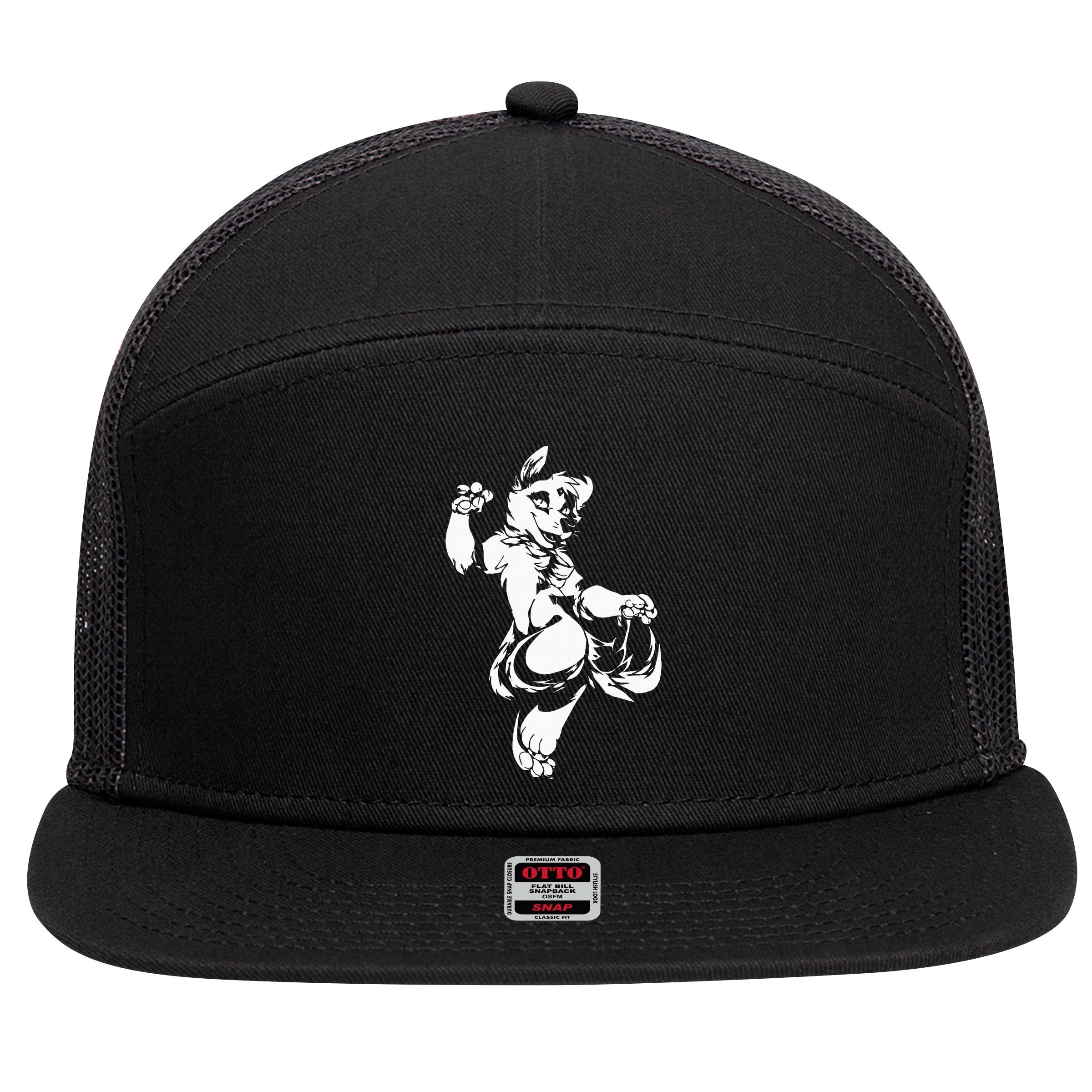 Fursuit Fox Furries  Fursona Furry Fandom  7 Panel Mesh Trucker Snapback Hat