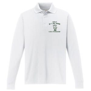 Funny Frog Performance Long Sleeve Polo