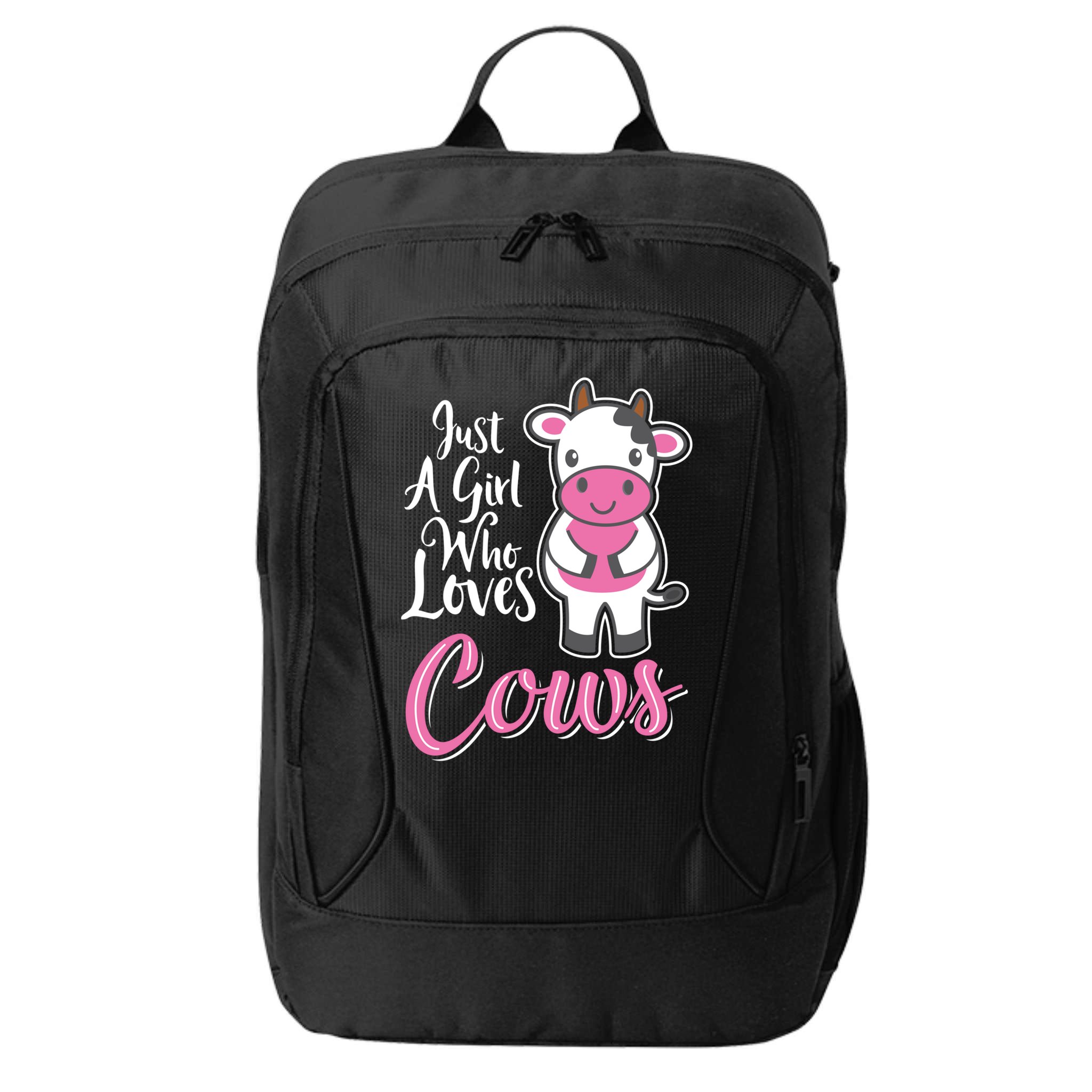 Funny Farming Farm Just A Girl Who Loves Cows Gift City Backpack