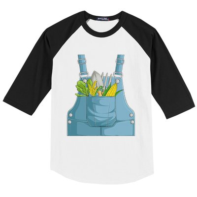 Farmer Farm Farming Life Halloween Costume For Funny Baseball Sleeve Shirt