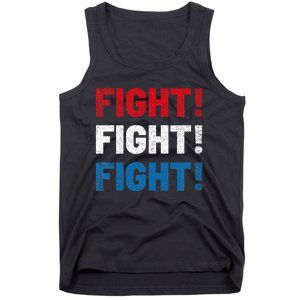 Fight Fight Fight Fist 2024 Vote Trump President Election Tank Top