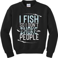 Fishing Funny Fishing Fishing Lover Gift Kids Sweatshirt