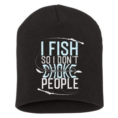 Fishing Funny Fishing Fishing Lover Gift Short Acrylic Beanie