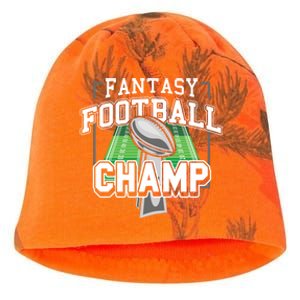 Funny Fantasy Football Champ Tee Fantasy Football Winner Great Gift Kati - Camo Knit Beanie