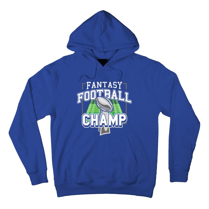 Funny Fantasy Football Champ Tee Fantasy Football Winner Great Gift Hoodie