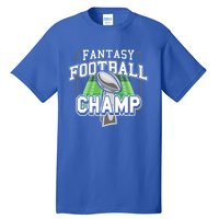 Funny Fantasy Football Champ Tee Fantasy Football Winner Great Gift Tall T-Shirt