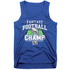 Funny Fantasy Football Champ Tee Fantasy Football Winner Great Gift Tank Top