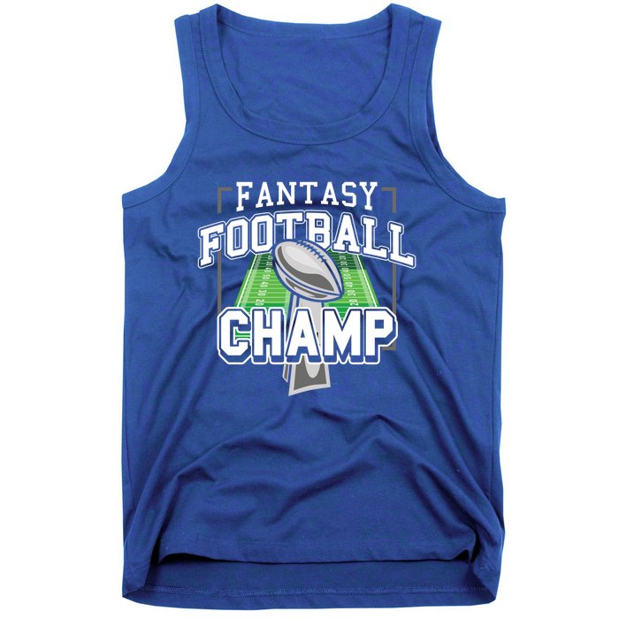 Funny Fantasy Football Champ Tee Fantasy Football Winner Great Gift Tank Top