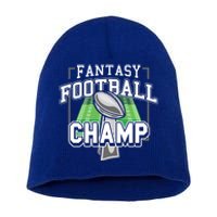 Funny Fantasy Football Champ Tee Fantasy Football Winner Great Gift Short Acrylic Beanie