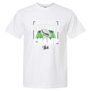 Funny Fantasy Football Champ Tee Fantasy Football Winner Great Gift Garment-Dyed Heavyweight T-Shirt