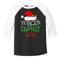 Forced Family Fun Sarcastic Christmas Pajama Family Funny Toddler Fine Jersey T-Shirt