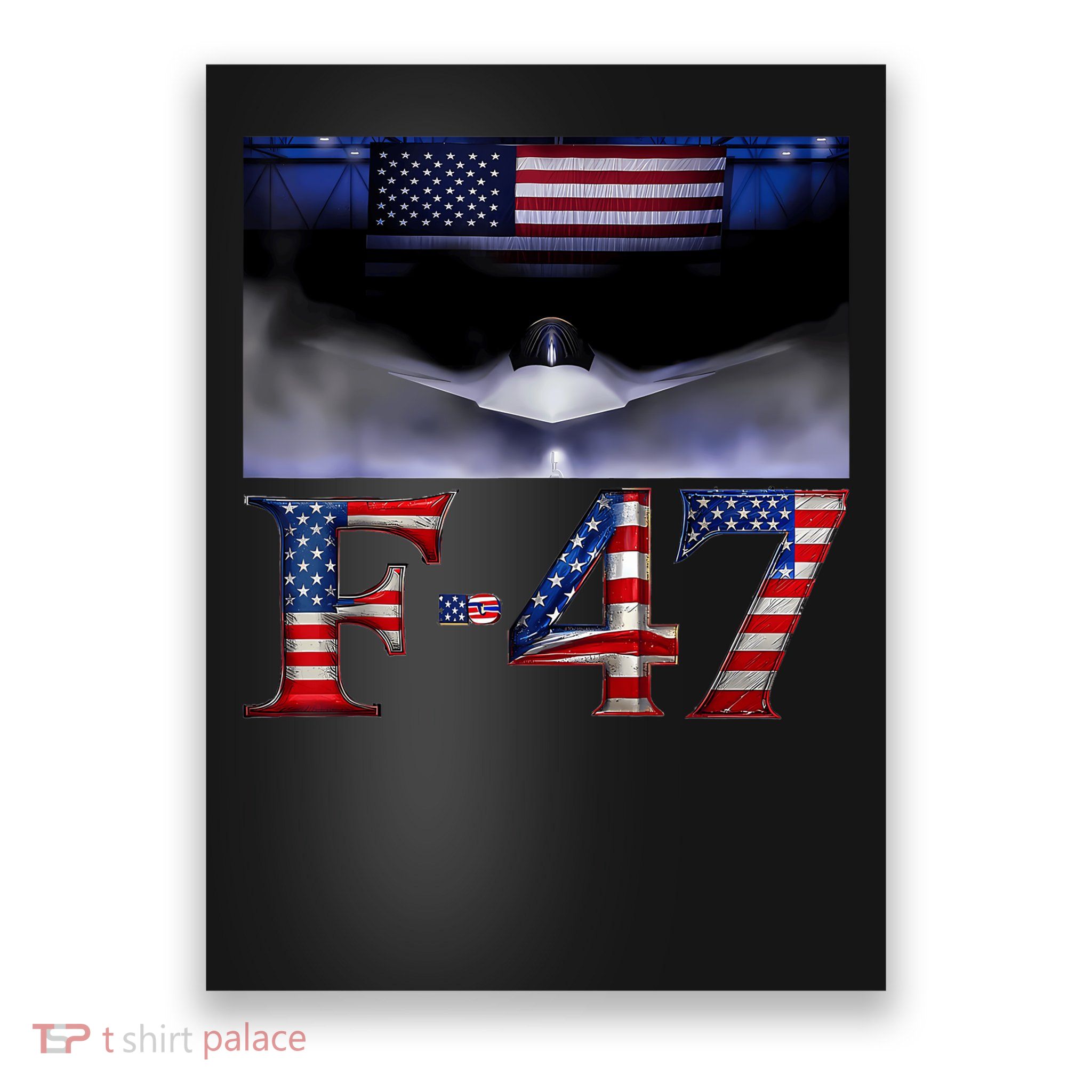 Funny F47 Fighter Jet Trump F-47 Jet Fighter Aircraft Poster