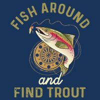 Funny Fishing Fish Around And Find Trout Mesh Reversible Basketball Jersey Tank