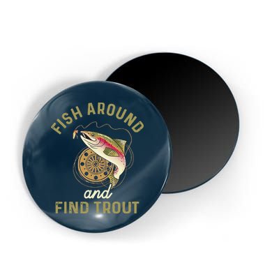 Funny Fishing Fish Around And Find Trout Magnet
