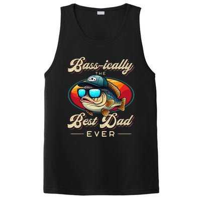 Funny Fishing FatherS Day Dad Fisherman Birthday Graphic PosiCharge Competitor Tank