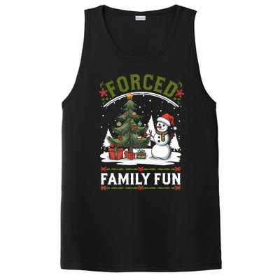 Forced Family Fun Sarcastic Christmas Funny PosiCharge Competitor Tank