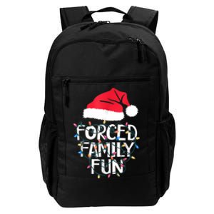 Forced Family Fun Sarcastic Christmas Funny Daily Commute Backpack