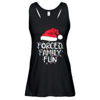 Forced Family Fun Sarcastic Christmas Funny Ladies Essential Flowy Tank