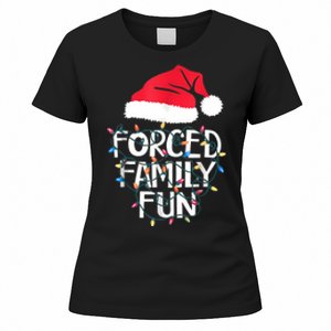 Forced Family Fun Sarcastic Christmas Funny Women's T-Shirt