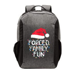 Forced Family Fun Sarcastic Christmas Funny Vector Backpack