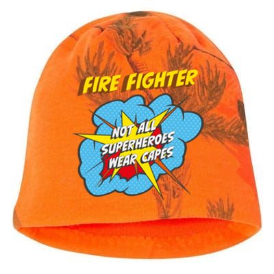 Fire Fighter Funny Superhero Job Gift Kati - Camo Knit Beanie