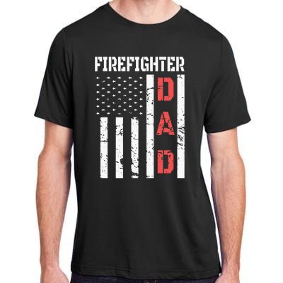 Firefighter Flag Fathers Day 2018 Dad Gifts Adult ChromaSoft Performance T-Shirt