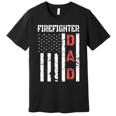 Firefighter Flag Fathers Day 2018 Dad Gifts Premium T-Shirt