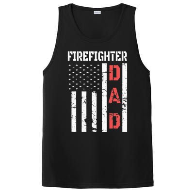 Firefighter Flag Fathers Day 2018 Dad Gifts PosiCharge Competitor Tank