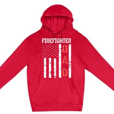 Firefighter Flag Fathers Day 2018 Dad Gifts Premium Pullover Hoodie