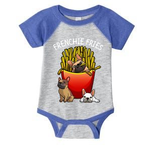 Funny Frenchie Fries French Bulldog Lover Gift Infant Baby Jersey Bodysuit