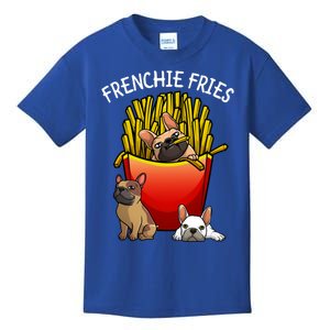 Funny Frenchie Fries French Bulldog Lover Gift Kids T-Shirt