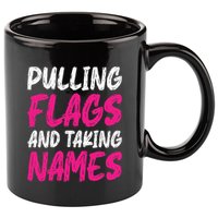 Flag Football 11oz C Handle Ceramic Mug