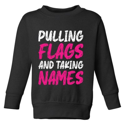 Flag Football Toddler Sweatshirt