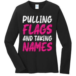 Flag Football Ladies Long Sleeve Shirt