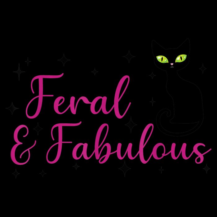 Feral & Fabulous Funny Zip Tote Bag