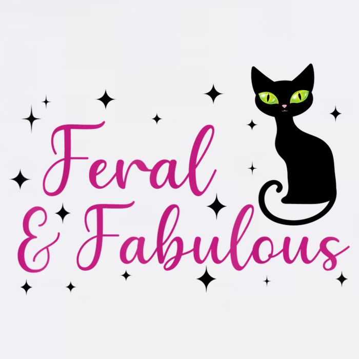 Feral & Fabulous Funny Cooling Performance Crew T-Shirt