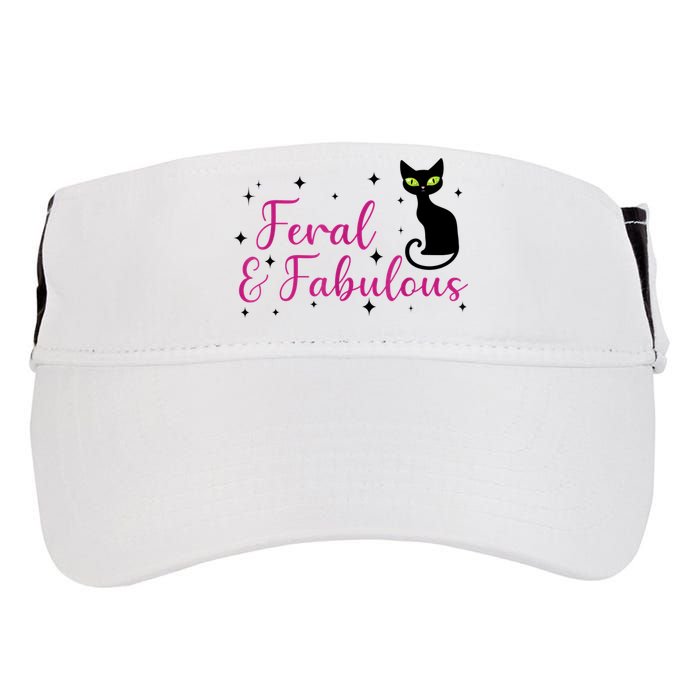 Feral & Fabulous Funny Adult Drive Performance Visor