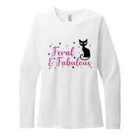 Feral & Fabulous Funny Womens CVC Long Sleeve Shirt